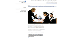 Desktop Screenshot of cefes.umontreal.ca