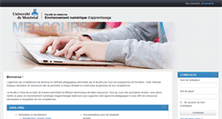 Desktop Screenshot of medcours.umontreal.ca