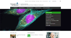 Desktop Screenshot of biochimie.umontreal.ca