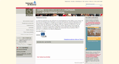 Desktop Screenshot of cpds.umontreal.ca