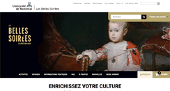 Desktop Screenshot of bellessoirees.umontreal.ca
