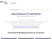 Tablet Screenshot of nouveauxetudiants.umontreal.ca