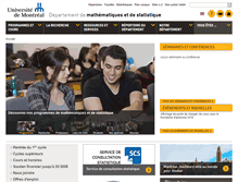 Tablet Screenshot of dms.umontreal.ca
