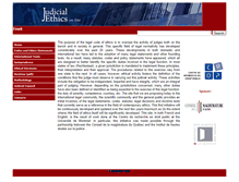 Tablet Screenshot of judicial-ethics.umontreal.ca