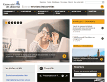 Tablet Screenshot of eri.umontreal.ca