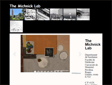 Tablet Screenshot of michnick.bcm.umontreal.ca
