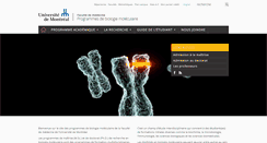 Desktop Screenshot of biomol.umontreal.ca