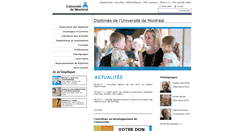 Desktop Screenshot of diplomes.umontreal.ca