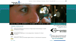 Desktop Screenshot of opto.umontreal.ca