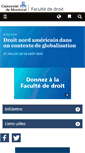 Mobile Screenshot of droit.umontreal.ca